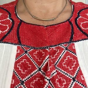 David Yurman Crossover Bar Necklace with 18K Gold